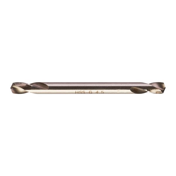 Сверло по металлу HSS-G MILWAUKEE, DIN 1412 C, &Oslash;4,5х58х16мм, двухстороннее, (10шт)