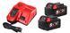 Энергокомплект MILWAUKEE M18 NRG-502 (ЗУ M12-18FC+2акк.Х5А В5) + подарок аккумулятор M12 B2 4933459217 фото 3