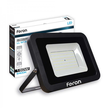 Светодиодный прожектор Feron LL-815 150Вт 6400K черный 2923 фото