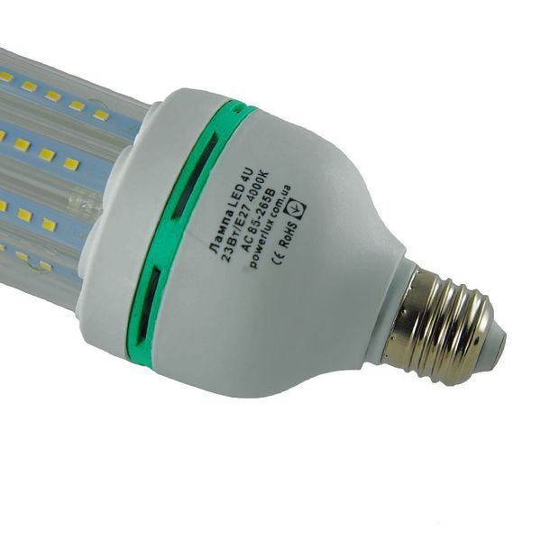 Лампа світлодіодна 4U 30W E27 4000К TM POWERLUX PW2087 фото