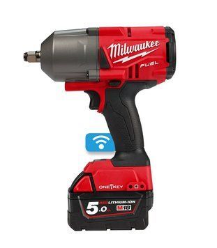 Гайковерт высокомоментный MILWAUKEE 1/2" (1898 Нм) с кольцом M18 ONEFHIWF12-502X ONE-KEY (2акб+ЗУ) 4933459727 фото