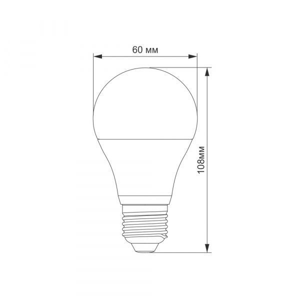 LED лампа TITANUM A60 8W E27 4100K TLA6008274 фото