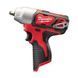 Гайковерт аккумуляторный MILWAUKEE 3/8" (135 Нм) M12 BIW38-0 с кольцом (каркас) 4933441985 фото 1