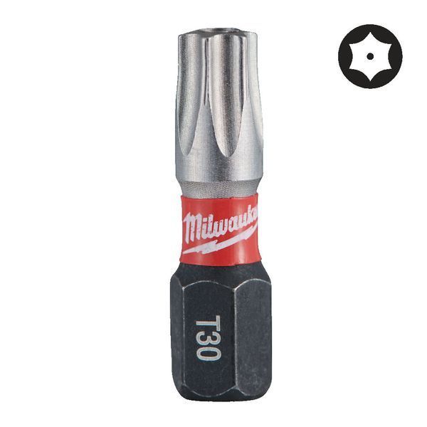 Біта SHOCKWAVE MILWAUKEE, TX BO30, 25мм, (2шт) 4932471584 фото
