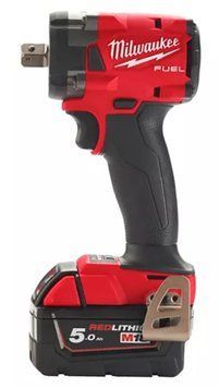 Гайковерт аккумуляторный бесщеточный MILWAUKEE 1/2" (339 Нм) M18 FIW2P12-502X, с пином (ЗУ+2Х5Ач) 4933478447 фото