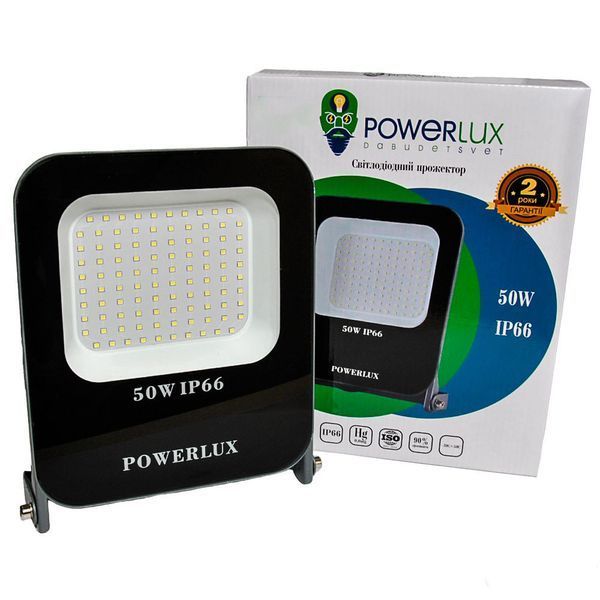 Прожектор светодиодный PWL 50W IP66-BK120 PW37608 фото