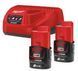 Энергокомплект MILWAUKEE M12 NRG-202 (ЗУ С12+ 2акк.Х2Ач B2) 4933459209 фото 1