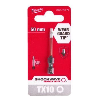 Бита SHOCKWAVE MILWAUKEE, TX10, 50мм 4932471570 фото