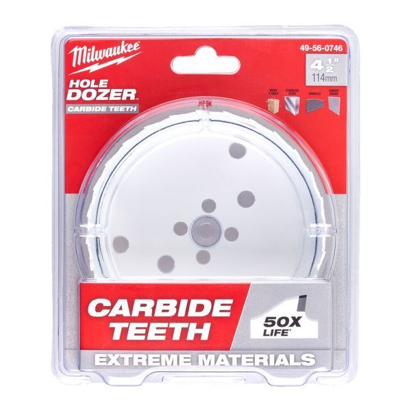 Коронка Bi-Metal HOLE DOZER&trade; CARBIDE MILWAUKEE &Oslash;121мм 49560847 фото