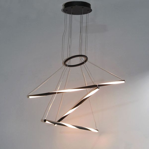 Люстра светодиодная PWL 21W 3000K IP20 ART-Spiral BK PW21850 фото