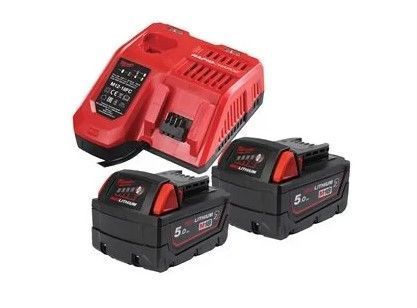 Энергокомплект MILWAUKEE M18 NRGCR-502 (ЗУ M12-18FC+2акк.Х5Ач B5-CR) 4932479831 фото