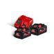 Энергокомплект MILWAUKEE M18 NRG-802 (ЗУ M12-18FC+2акк.Х8Ач HВ8) + подарок аккумулятор M12 B4 4933471073 фото 3