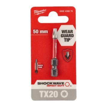 Бита SHOCKWAVE MILWAUKEE, TX20, 50мм 4932430876 фото