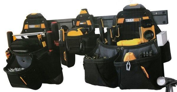 Набір будівельних сумок із настінним органайзером ToughBuilt TB-CT-153-11 з 11 предметів TB-CT-153-11 фото