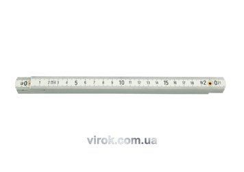 Метр складений пластмасовий VOREL : L= 1 м [20/200]