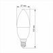 LED лампа TITANUM C37 6W E14 3000K TLС3706143 фото 3