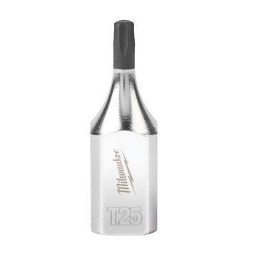 Головка торцевая хромированная ⅜&Prime; MILWAUKEE с битой TORX, TX25 4932480803 фото