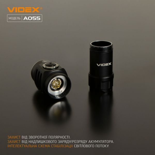 Портативный светодиодный фонарик VIDEX VLF-A055 600Lm 5700K VLF-A055 фото
