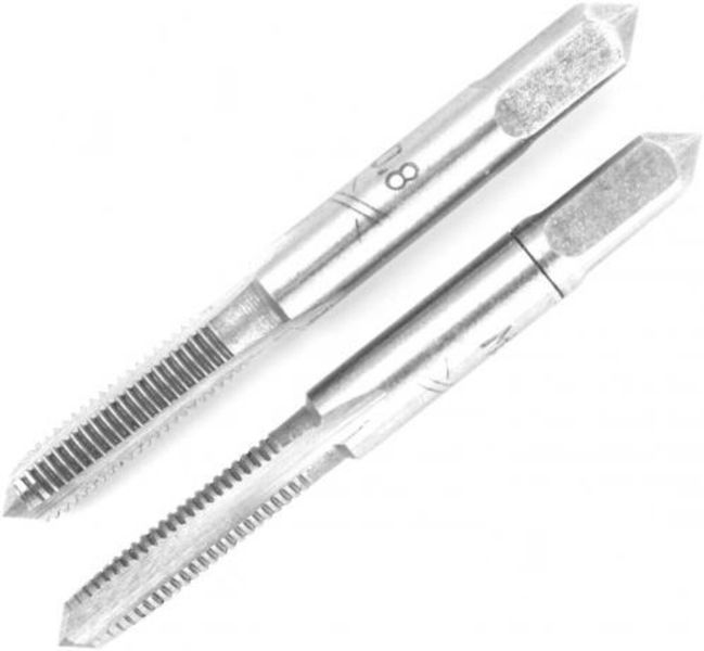 Мітчик VIROK М5 х 0,8; 2 шт.(№1+№2) сталь 9ХС. DIN 2181. ГОСТ 3266-81.
