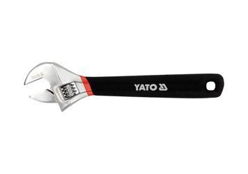 Ключ розвідний YATO : L= 150 мм. гумова ручка [6/60]