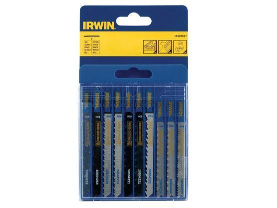 Набор пилок дерево/металл для электролобзика T-хвостовик 10 шт IRWIN 10505817 фото
