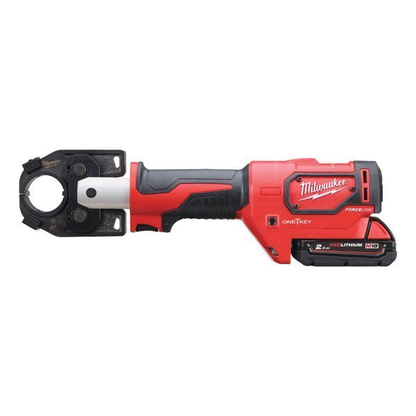 Обжимник гидравлический аккумуляторный для кабелей MILWAUKEE M18&trade; HCCT-201C ONE-KEY (ЗУ+1Х2Ач+кейс) 4933451194 фото