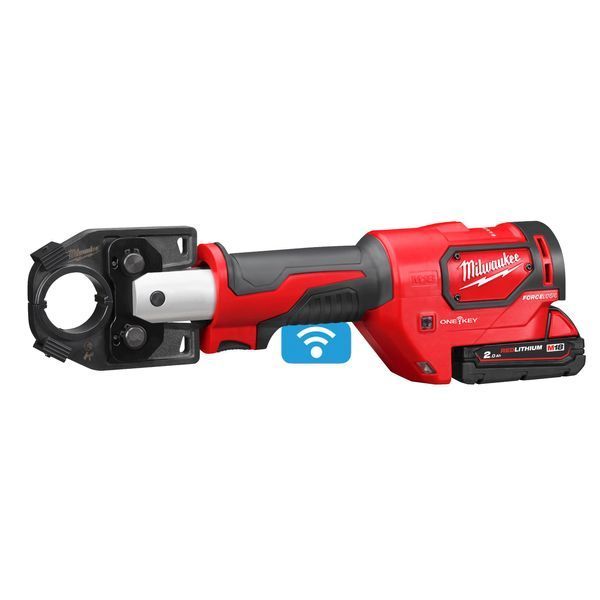 Обжимник гидравлический аккумуляторный для кабелей MILWAUKEE M18&trade; HCCT-201C ONE-KEY (ЗУ+1Х2Ач+кейс) 4933451194 фото