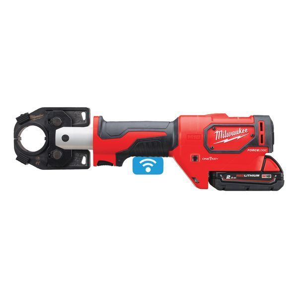 Обжимник гидравлический аккумуляторный для кабелей MILWAUKEE M18&trade; HCCT-201C ONE-KEY (ЗУ+1Х2Ач+кейс) 4933451194 фото