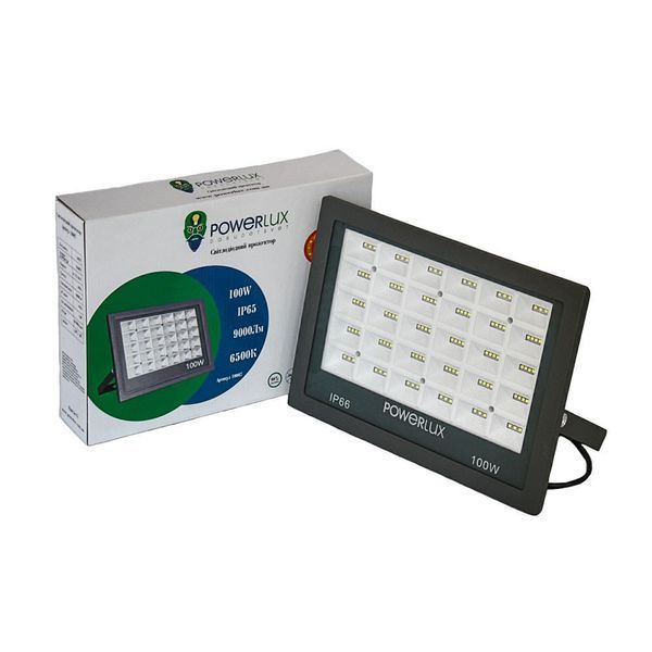 Прожектор світлодіодний PWL 100W IP66-GREY PW10007 фото