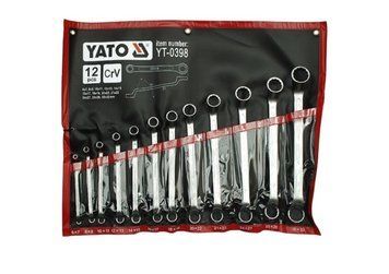 Ключі гнуто - накидні YATO : CrV, М= 6х7-30х32 мм, Набір 12шт. [4]