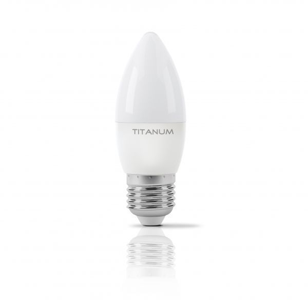 LED лампа TITANUM C37 6W E27 4100K TLС3706274 фото